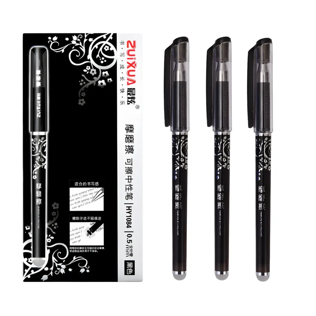 [ES-GP3239N-12] PLUMA BORRABLE NEGRO GP-3239 C/12