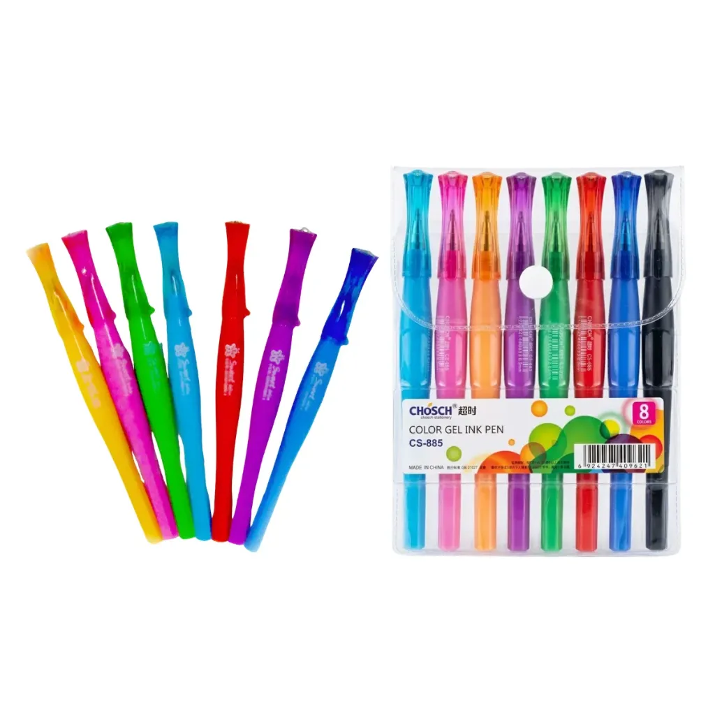 [ES-CS8858-8] PLUMA PUNTO FINO CS-885 C/8