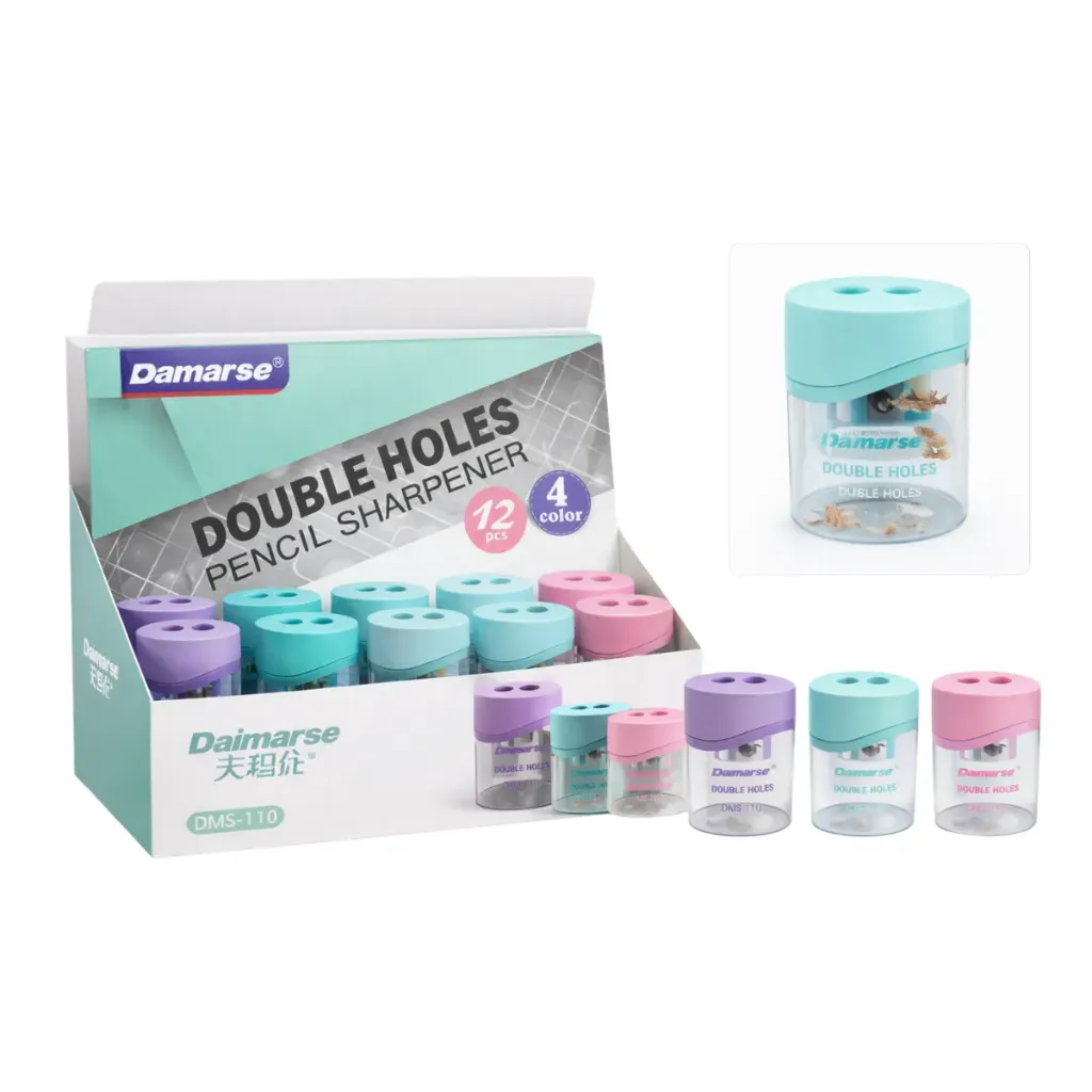 [ES-DMS110-12] SACAPUNTAS PASTEL C/DEPOSITO DMS-110 C/12