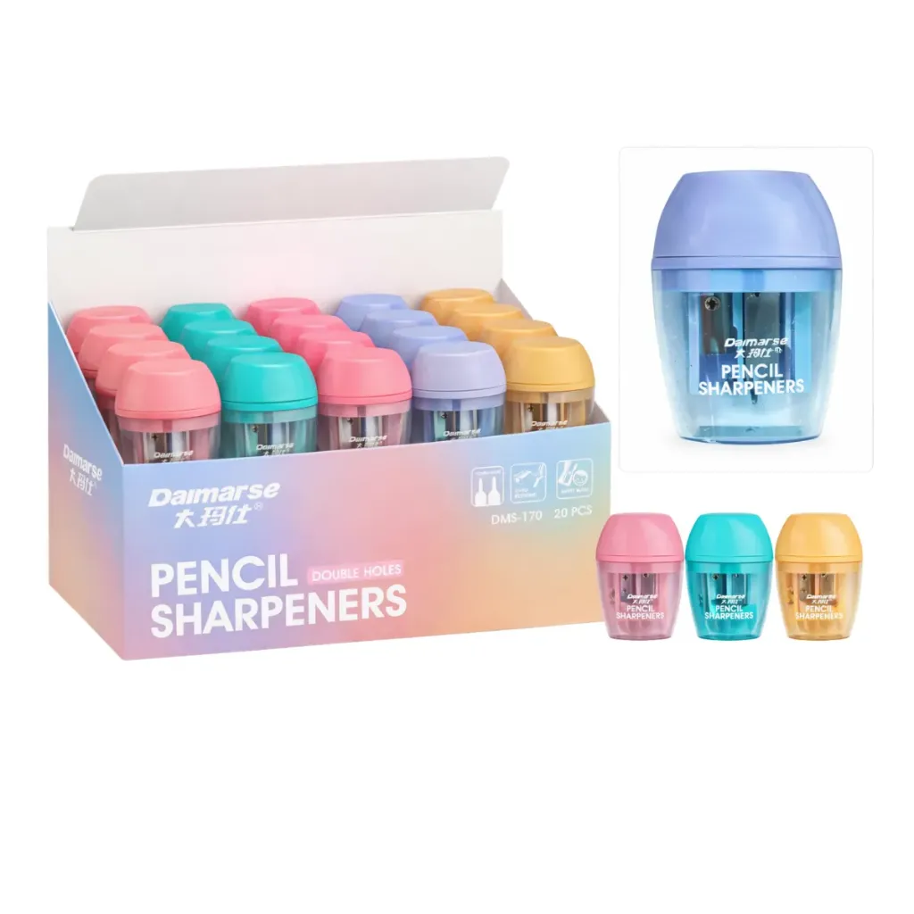 [ES-DMS170-20] SACAPUNTAS PASTEL C/DEPOSITO DMS-170 C/20