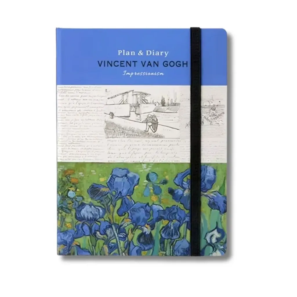 [AR-TY2353-1-AF] CARPETA VAN GOGH JOURNAL PZ (Azul Flores)