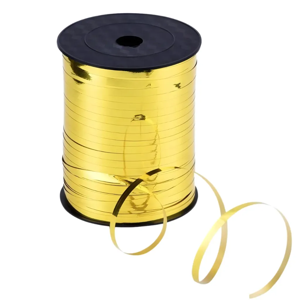 CINTA CURLY DORADO 90 MTS PZ