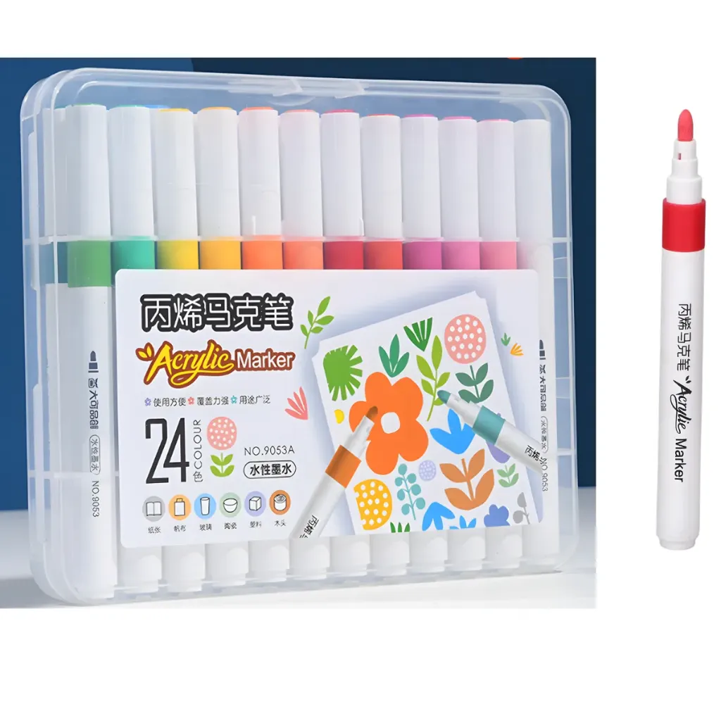 MARCADOR ACRÍLICO C/24